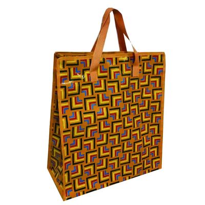 kualitas  Customized Logo Printing Laminated Woven Bags Strong Durability Tote Bag pabrik