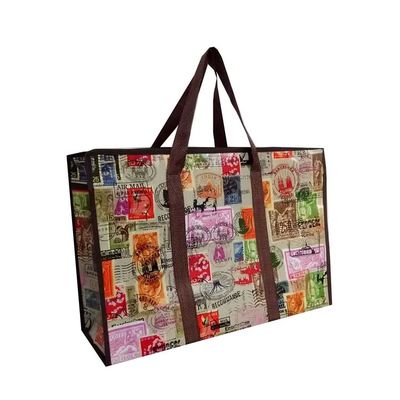 Tas belanja PP Non Woven Custom Non Woven Fabric Ramah Lingkungan Dengan Pipa 2cm