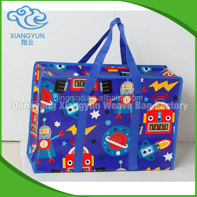 30 sampai 50cm Shinny Non Woven Shopping Bag Laminated Shopping Bag