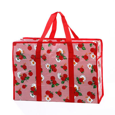 30 sampai 50cm Shinny Non Woven Shopping Bag Laminated Shopping Bag