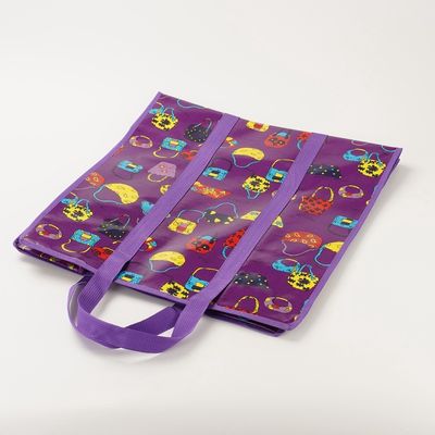 PP Non Woven Bag Non Woven Grocery Tote Laminated Logo Disesuaikan