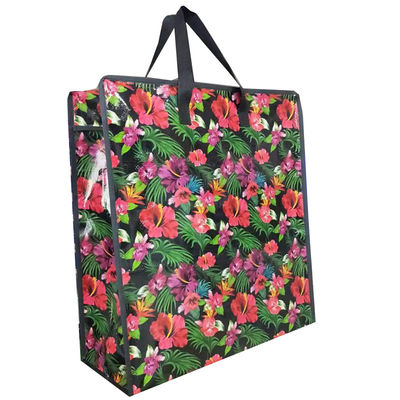 tas belanja pp desain warna-warni yang dapat didaur ulang