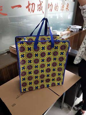 tas belanja pp desain warna-warni yang dapat didaur ulang