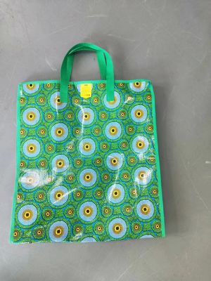 tas belanja pp desain warna-warni yang dapat didaur ulang