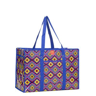 Pabrik dan disesuaikan tahan lama transparan PP Plastik Tas Belanja Dengan Logo Printing PP Woven Tas Belanja