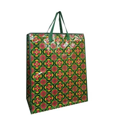 Tas Custom Printing Top Plastik Custom Logo Woven Packing Bag