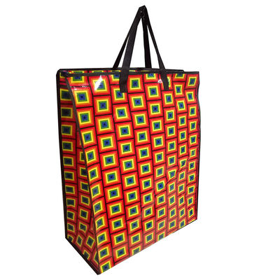 Tas Custom Printing Top Plastik Custom Logo Woven Packing Bag