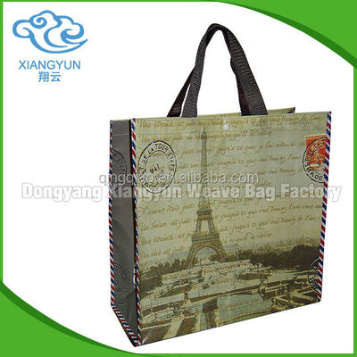 Tas belanja lipat besar penyamaran PP Woven Tas belanjaan pribadi