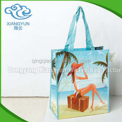 Tas belanja lipat besar penyamaran PP Woven Tas belanjaan pribadi