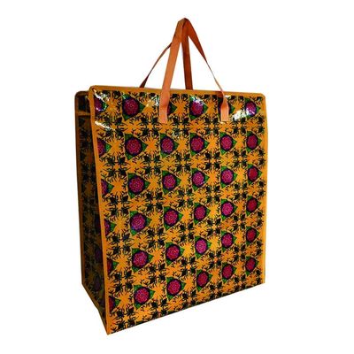 Eco Friendly Matte Laminated Woven Bags Shopping Tote Pp Woven Bags Cetakan CMYK