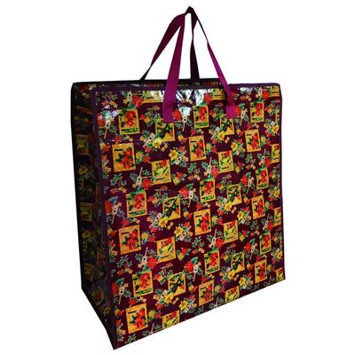 Eco Friendly Matte Laminated Woven Bags Shopping Tote Pp Woven Bags Cetakan CMYK