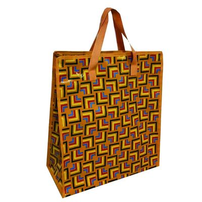 Laminasi PP Woven Shopping Bag Disesuaikan Pencetakan Woven Bag Digunakan Lagi