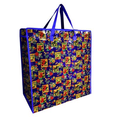 CMYK Printing PP Woven Shopping Bag Besar Tas Kemasan Disesuaikan