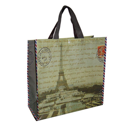 Merchandise Non Woven Pp Woven Shopping Bags With Logos Laminated