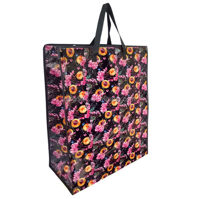 Grocery Woven Shopper Non Woven Poly Bags Laminasi Woven Shopping Bag yang Dapat Digunakan Lagi