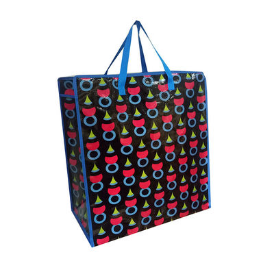 Grocery Woven Shopper Non Woven Poly Bags Laminasi Woven Shopping Bag yang Dapat Digunakan Lagi