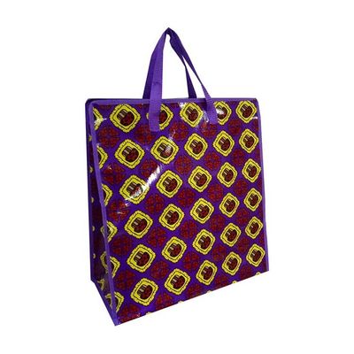Grocery Woven Shopper Non Woven Poly Bags Laminasi Woven Shopping Bag yang Dapat Digunakan Lagi