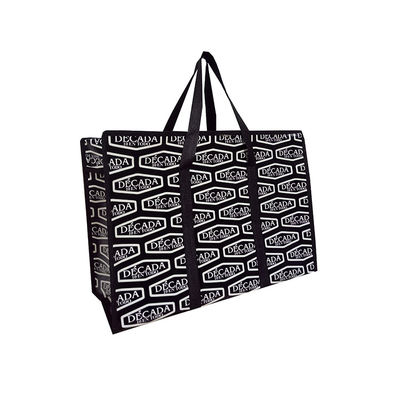 50cm Besar PP Woven Shopping Bag Lapisan Pp Woven Bag Dengan Genggam Panjang