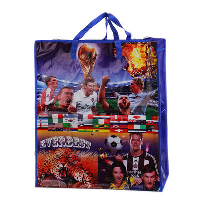 Desain Brasil PP Woven Bag / pp Woven Shopping Bag With Zipper/yiwu lebih murah pp woven shopping bag