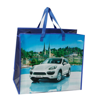 lingkungan polypropylene woven shopper bag/eco-friendly gravure printing pp woven bag paket tas belanja