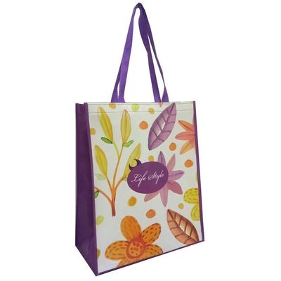 30 hingga 50cm Daur Ulang Pp Tas Perbelanjaan Woven Custom Kantong Grocery yang Dapat Digunakan Lagi