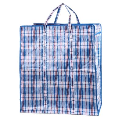 Tas Perbelanjaan Woven PP dengan Permukaan yang Disesuaikan dan Sisi Pencetakan yang Disesuaikan