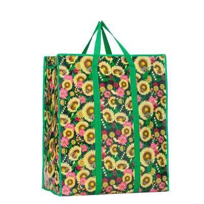 Eco Friendly Woven Polypropylene Shopping Bag yang Dapat Digunakan Kembali Tutup Zipper Waterproof 20 - 50 Kg
