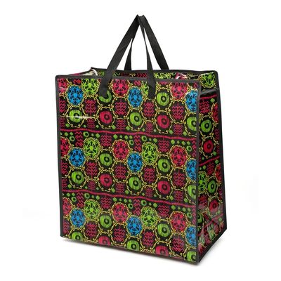Tas Tote tahan air yang dapat digunakan kembali dengan desain khusus Laminasi Glossy / Matt Ketahanan yang kuat