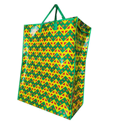 pasar petani 10 Kg Ketahanan PP Woven Shopping Bag dengan Tinta Ramah Lingkungan 20 Tahun Sejarah