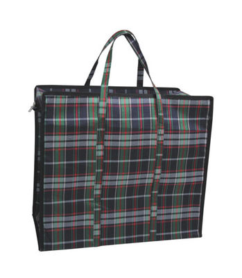 Unisex Canvas Shopping Tote Bag Tali Adjustable Dengan Penutupan Zipper 180GSM PP Lining