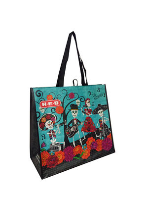 Eco Friendly Ink Washable Pp Zip Bag Disesuaikan Permukaan halus