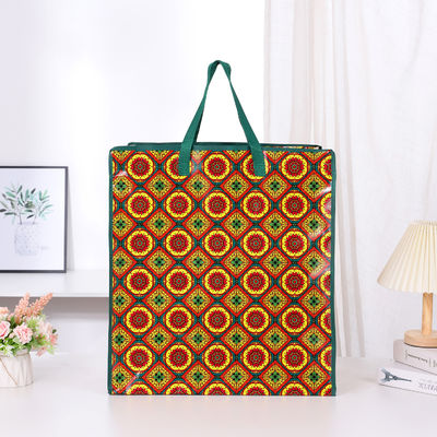 135gm PP Woven Shopping Bag dengan 2 Plastik Zipper untuk awet