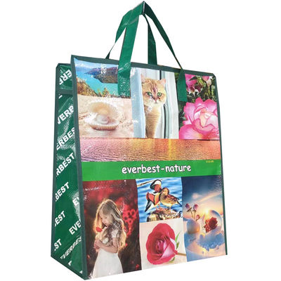 Waterproof Shopping Laminated Woven Bag Ukuran Sedeng