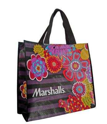 Tas Tenun Laminasi Ramah Lingkungan yang Dapat Disesuaikan dengan Laminasi Glossy atau Matt