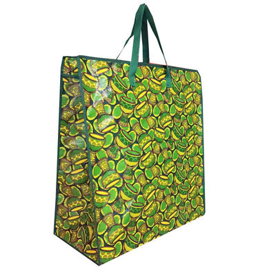 Tas Berkualitas Kuat Dengan Genggaman Nylon Waterproof Laminated Woven Polypropylene Tote