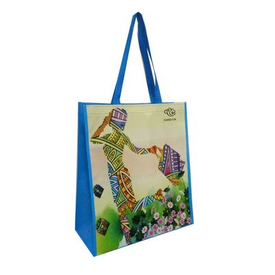 Tas belanja kain pp khusus dengan bahan daur ulang dalam permintaan tinggi