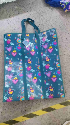 Tas belanja lipat yang dapat disesuaikan dan tahan air untuk pembeli yang ramah lingkungan