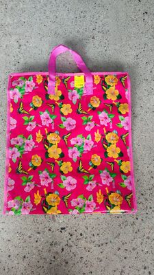 Tas Non Woven Lipat yang Dapat Digunakan Kembali dengan Penutupan Zipper